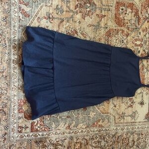 Old Navy Dark Blue Ribbed Top